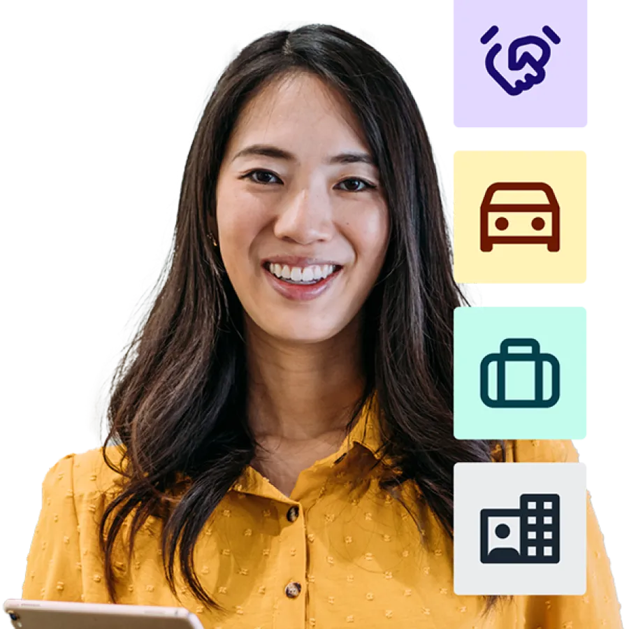 woman smiling