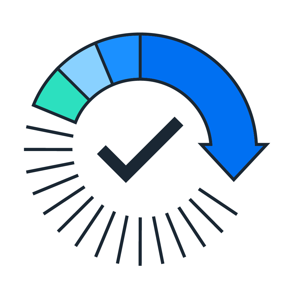 Progress bar pictogram